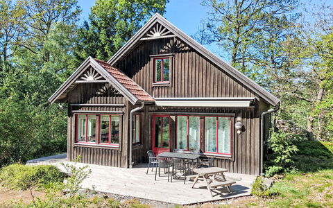Lövekulle: Legna, Casa, Villetta, Casa, Tetto, Raccordo, Porta, Portico, Edifici Giardino, Log Cabin