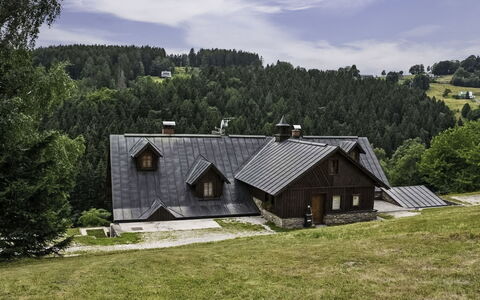 Penzion Exnar: Tetto, Villetta, Casa, Casa, Area Rurale, Agriturismo, Larice, Villaggio, Valle, Raccordo