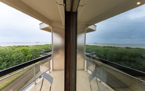 Poseidon: Pavimento, Appartamento, Soffitto, Color Legno, Latifoglie, Balcone, Illuminazione Diurna, Corrimano, Compensato, Attico