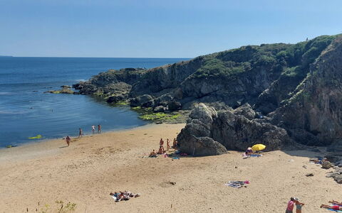 La Sardinerie de la Crique de Porsac'H: Corpo D'Acqua, Costa, Spiaggia, Costiera E Morfologie Oceanic, Mare, Roccia, Riva, Estate, Promontorio, Terreno
