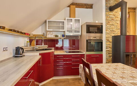 Stodola: Cucina, Interior Design, Mobilia, Pavimentazione, Controsoffitto, Legna, Pavimento, Cabinetry, Soffitto, Elettrodomestico Da Cucina