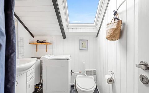 Ragnborg - 700M from the Sea: Idraulico Fixture, Pavimentazione, Soffitto, Lavello, Interior Design, Pavimento, Bagno, Rubinetto, Idraulico, Gabinetto
