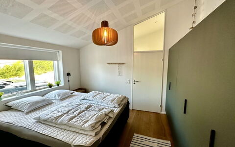 Theodora - 600M from the Sea: Interior Design, Letto, Camera Da Letto, Parete, Pavimentazione, Mobilia, Pavimento, Legna, Soffitto, Lampada