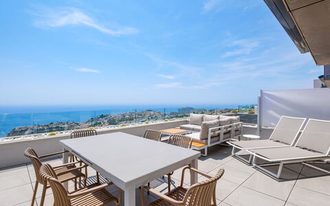 Blue Infinity i: Piscina, Ricorrere, Casa, Eco Hotel, Estate, Terrazza, Villa, Cortile, Design, Mobili Da Esterno