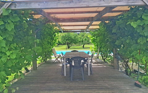 Mouleron: Balcone, Villa