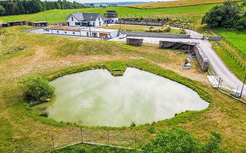 Dačice 100: Paesaggio, Fotografia Aerea, Visione Globale, Area Rurale, Campo, Serbatoio, Estate, Stagno, Landscaping