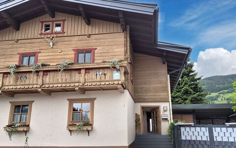 Boutique Appartement Tauernblick: Legna, Casa, Porta, Villetta, Balcone, Raccordo, Dipingere, Pianta Della Casa, Vaso Di Fiori