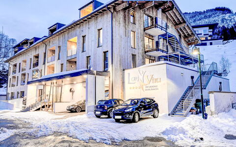 Saalbach-Hinterglemm 150: Inverno, Congelamento, Hotel, Neve, Notte, Paesino Di Montagna