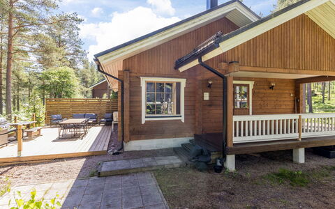 Loviisa 615: Legna, Casa, Raccordo, Villetta, Casa, Tetto, Log Cabin, Portico, Edifici Giardino, Latifoglie