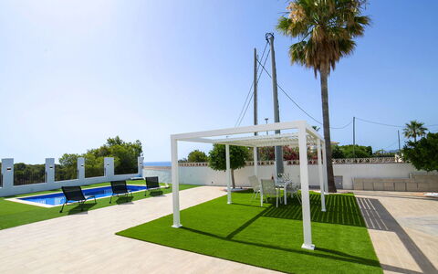 El Lloveret: Legna, Mobilia, Sedia, Mare, Appartamento, Balcone, Oceano, Shade, Mobili Da Esterno, Color Legno