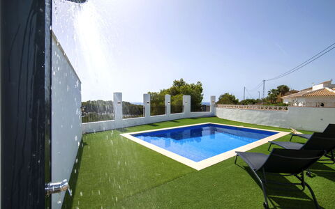 El Lloveret: Legna, Mobilia, Sedia, Mare, Appartamento, Balcone, Oceano, Shade, Mobili Da Esterno, Color Legno