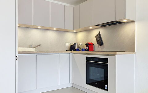 Résidence Croix de Coeur: Elettrodomestico Da Cucina, Cucina, Controsoffitto, Apparecchio Major, Interior Design, Pavimentazione, Cabinetry, Legna, Soffitto, Elettrodomestico