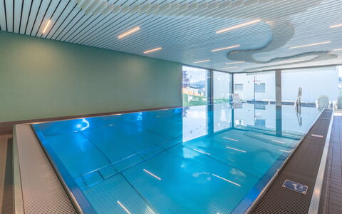Haus Ner A1: Soffitto, Pavimentazione, Piscina, Centro Ricreativo, Illuminazione Diurna, Hotel, Quartier Generale, Alluminio
