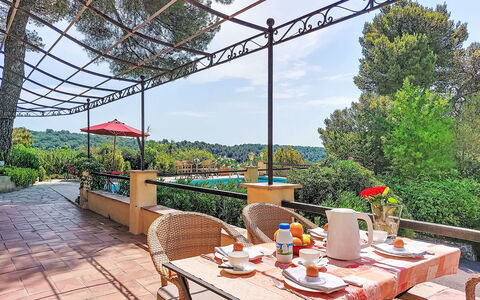 Grenouille: Mobilia, Mobili Da Esterno, Sedia, Giardino, Color Legno, Prato, Latifoglie, Shade, Backyard