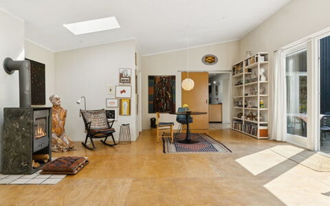 Verna - 450M from the Sea: Mobilia, Sedia, Interior Design, Tavolo, Camera, Color Legno, Balcone, Soffitto, Eco Hotel, Latifoglie