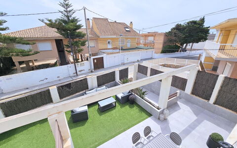 Sweet Home Cabo de Palos: Appartamento, Architettura, Zona Residenziale, Condominio, Materiale Composito, Urban Design, Balcone, Uso Misto, Shade