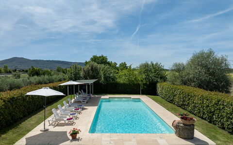 Il Cipresso, Casa Lucia, Cortona: Piscina, Giardino, Ricorrere, Materiale Composito, Mobili Da Esterno, Landscaping, Shade, Estate, Hacienda, Eco Hotel