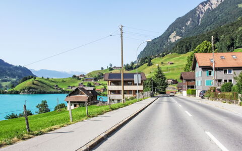 Ferienwohnung Enz: Collina, Highland, Paesaggio, Hill Station, Catena Montuosa, Valle, Autostrada, Cresta, Alpi