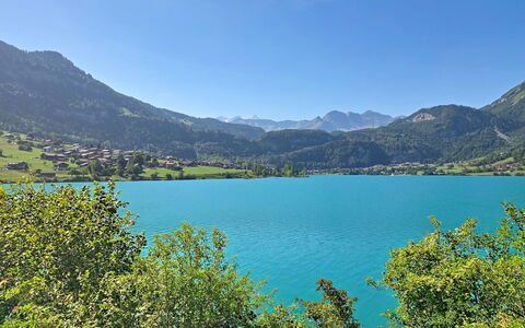 Ferienwohnung Enzian: Blu, Risorse Idriche, Acqua, Corpo D'Acqua, Geografia Montane, Paesaggio Naturale, Collina, Montagna, Estate, Banca