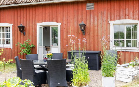 Onsjö: Mobilia, Cucina & Sala Da Pranzo Tavolo, Sedia, Pavimento, Mare, Balcone, Oceano, Ricorrere, Eco Hotel, Sala Da Pranzo