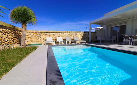 Villa Ginevra Luxury Otranto: Blu, Piscina, Ricorrere, Materiale Composito, Tempo Libero, Eco Hotel, Hotel, Villa, Mobili Da Esterno