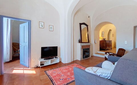 Casa Memmi Mouriès: Mobilia, Interior Design, Pavimentazione, Pavimento, Soffitto, Camera, Illuminazione, Sedia, Soggiorno, Divano