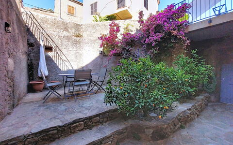 Casa Memmi Mouriès: Parete, Vaso Di Fiori, Le Scale, Pianta Della Casa, Flagstone, Cortile, Balcone, Cobblestone