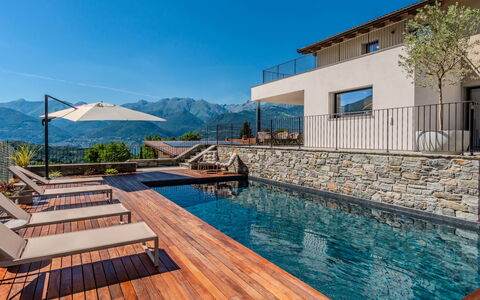 Aura: Catena Montuosa, Eco Hotel, Piscina, Hill Station, Cresta, Alpi, Villa, Estate, Valle, Deck