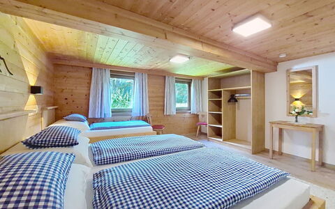 Ferienhaus Dinkl: Casa, Villetta, Camera Da Letto, Soffitto, Letto, Eco Hotel, Latifoglie, Hotel, Color Legno, Bedding