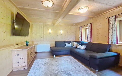 Ferienhaus Dinkl: Legna, Soffitto, Latifoglie, Color Legno, Pavimento In Legno, Plank, Log Cabin, Soggiorno, Legname