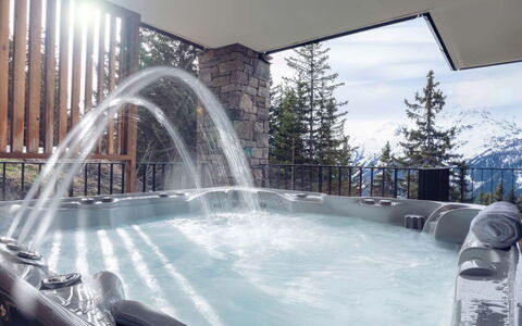 La Rosière 620: Mobilia, Sedia, Ricorrere, Piscina, Larice, Inverno, Hotel, Vasca Idromassaggio