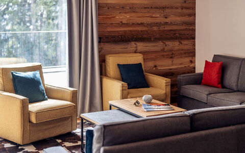 La Rosière 620: Mobilia, Interior Design, Pavimentazione, Legna, Divano, Pavimento, Soggiorno, Camera, Marrone, Illuminazione