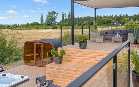 Hubertina - 900M from the Sea: Deck, Shade, Terrazza, Mobili Da Esterno, Giardino, Struttura Esterna, Color Legno, Vaso Di Fiori, Latifoglie, Design