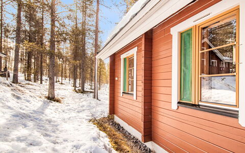 Naavarinne: Legna, Raccordo, Villetta, Casa, Casa, Plank, Edifici Giardino, Log Cabin, Latifoglie, Portico