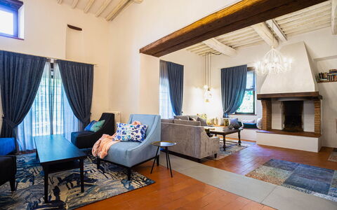 Borgo San Polino: Mobilia, Interior Design, Pavimentazione, Pavimento, Divano, Soffitto, Sedia, Soggiorno, Camera, Tavolo