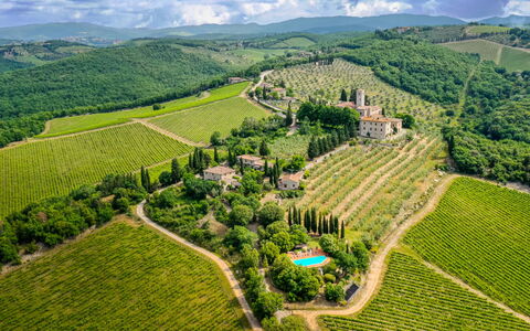 Borgo San Polino: Visione Globale, Paesaggio, Piantagione, Agricoltura, Hill Station, Fotografia Aerea, Campo, Villaggio, Azienda Agricola, Landscaping