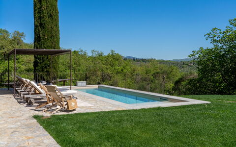 Casa Faraona: Piscina, Mobili Da Esterno, Shade, Giardino, Landscaping, Flagstone, Lettino, Backyard