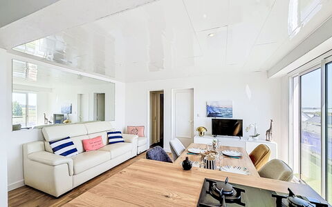 Résidence de la Mer: Mobilia, Interior Design, Pavimentazione, Pavimento, Divano, Soffitto, Legna, Camera, Soggiorno, Tavolo