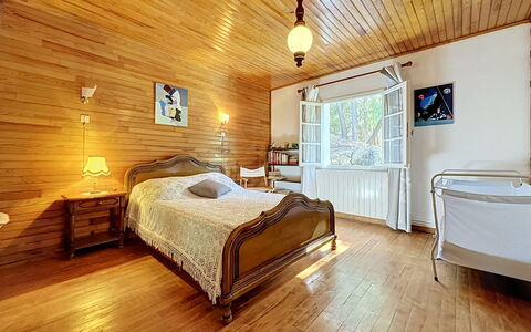 La Bergerie de Portes: Mobilia, Interior Design, Pavimentazione, Legna, Soffitto, Pavimento, Pavimento In Legno, Letto, Camera Da Letto, Illuminazione
