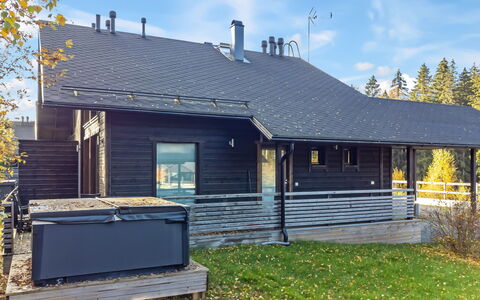 Golfarinkunnas 9A: Tetto, Villetta, Casa, Raccordo, Log Cabin, Shade, Edifici Giardino, Portico, Larice