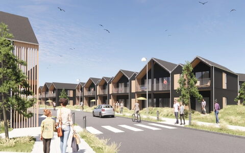 Otis - 400M from the Sea: Quartiere, Zona Residenziale, Sobborgo