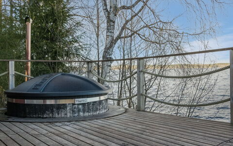 Laukaa 605: Legna, Corrimano, Metallo, Deck, Latifoglie, Plank, Recinzione, Illuminazione Diurna, Acciaio, Balcone