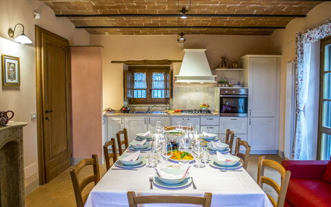Casa Elia 6: Mobilia, Interior Design, Tavolo, Pavimentazione, Sedia, Cucina & Sala Da Pranzo Tavolo, Soffitto, Sala Da Pranzo, Camera, Casa