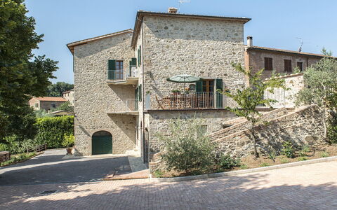 Casa Elia 6: Parete, Architettura, Brick, Muratura, Muro ​​Di Pietra, Balcone, Pianta Della Casa, Villa, Vaso Di Fiori, Hacienda