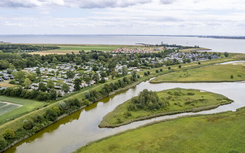 Sunset Comfort: Risorse Idriche, Acqua, Visione Globale, Fotografia Aerea, Waterway, Paesaggio Naturale, Paesaggio, Plain, Banca, Canale