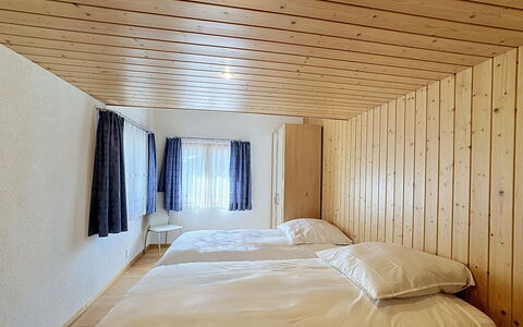 Haus Wasserfall: Parete, Legna, Pavimento, Pavimentazione, Soffitto, Interior Design, Camera Da Letto, Letto, Lenzuolo, Camera