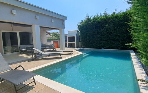 A.e.m: Blu, Piscina, Materiale Composito, Shade, Ricorrere, Estate, Hacienda, Villa, Centro Ricreativo