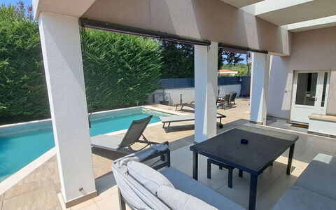 A.e.m: Blu, Piscina, Materiale Composito, Shade, Ricorrere, Estate, Hacienda, Villa, Centro Ricreativo