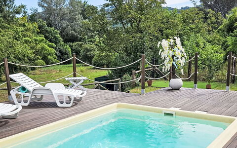 Casa Lulù: Piscina, Tempo Libero, Materiale Composito, Mobili Da Esterno, Ricorrere, Deck, Ombrello, Eco Hotel, Shade