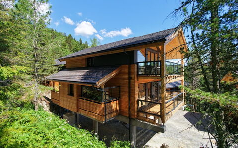 02 Nth055 18F Sup Chalet mit Sauna und Hot Tub 2 e: Legna, Casa, Villetta, Latifoglie, Log Cabin, Materiali Naturali, Color Legno, Woodland, Plank, Legname